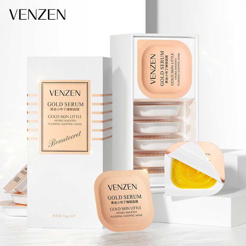 Mặt Nạ Ngủ Dạng Gel Venzen Tinh Chất Vàng Dưỡng Ẩm Kiềm Dầu Không Cần Rửa Lại 7.5g | BigBuy360 - bigbuy360.vn