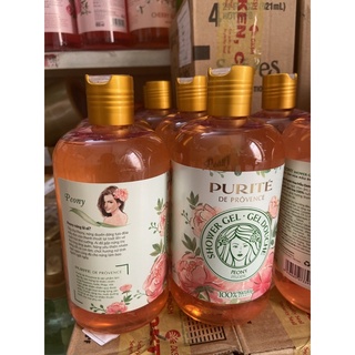 Sữa tắm purité peony shower gel mềm mịn da hương hoa mẫu đơn 500ml