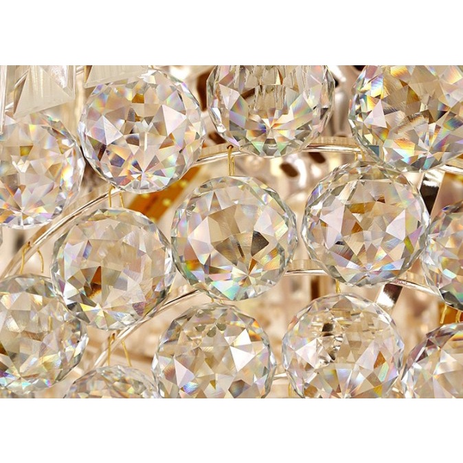 Quả Cầu Pha Lê Trong Suốt 20mm Treo Rèm Cửa Trang Trí Tiệc Cưới