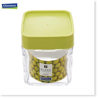 Hũ thủy tinh hình vuông glasslock 500ml ip604