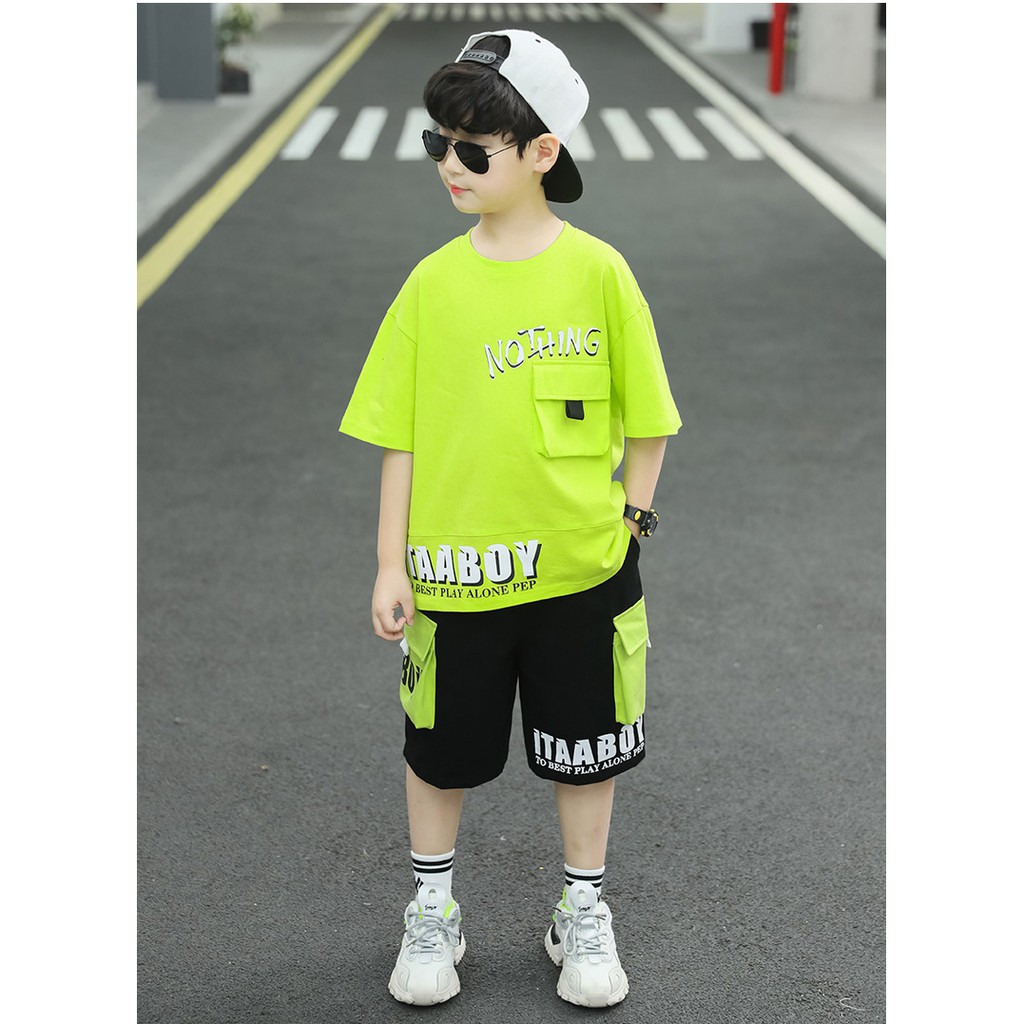 Bộ bé trai cỡ đại phong cách Hàn Quốc