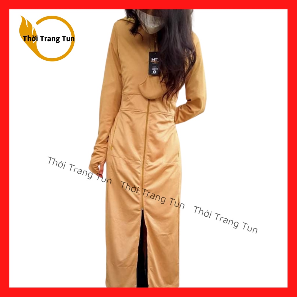 Áo Chống Nắng Nữ Dài Toàn Thân Chất Thông Hơi Thun Lạnh Chống Tia UV