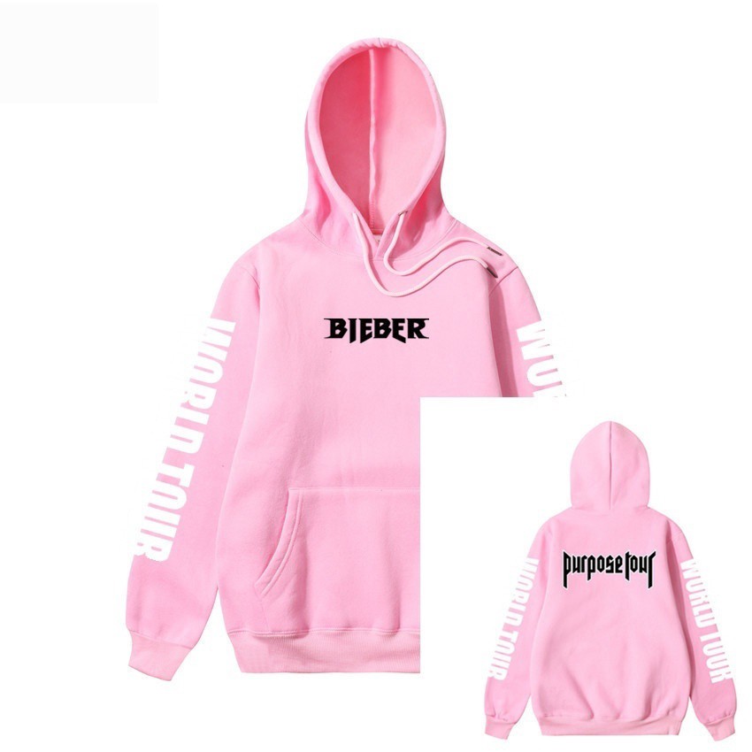 Mới Áo Hoodie In Chữ Justin Bieber Purpose The World Tour