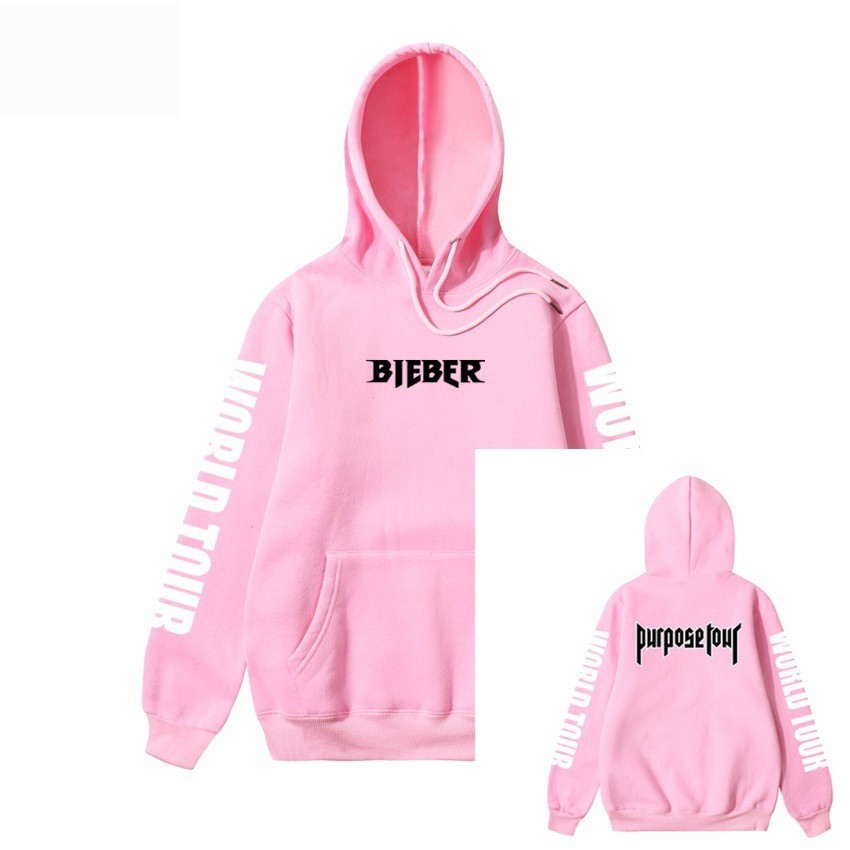 Áo hoodie Unisex in chữ Purpose The World Tour