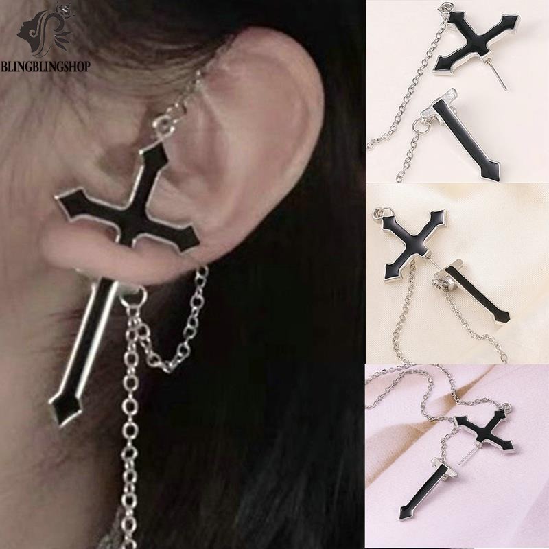 Bông Tai XWNYDER Hình Thánh Giá Thời Trang Cá Tính Dành Cho Nữ