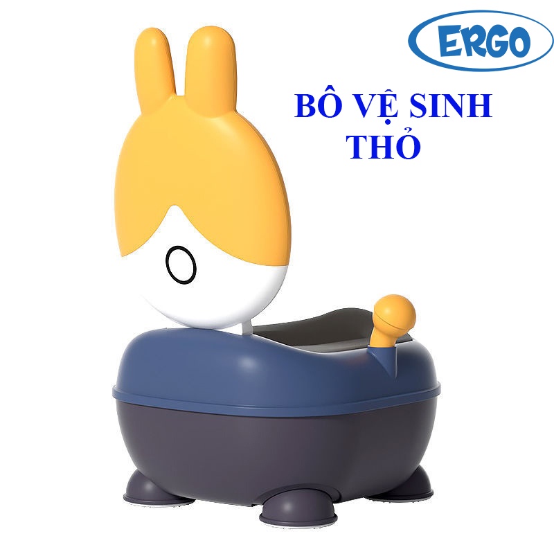 Bô vệ sinh hình thỏ dành cho bé trai và bé gái đi vệ sinh tiện lợi sạch sẽ trong nhà thumbnail