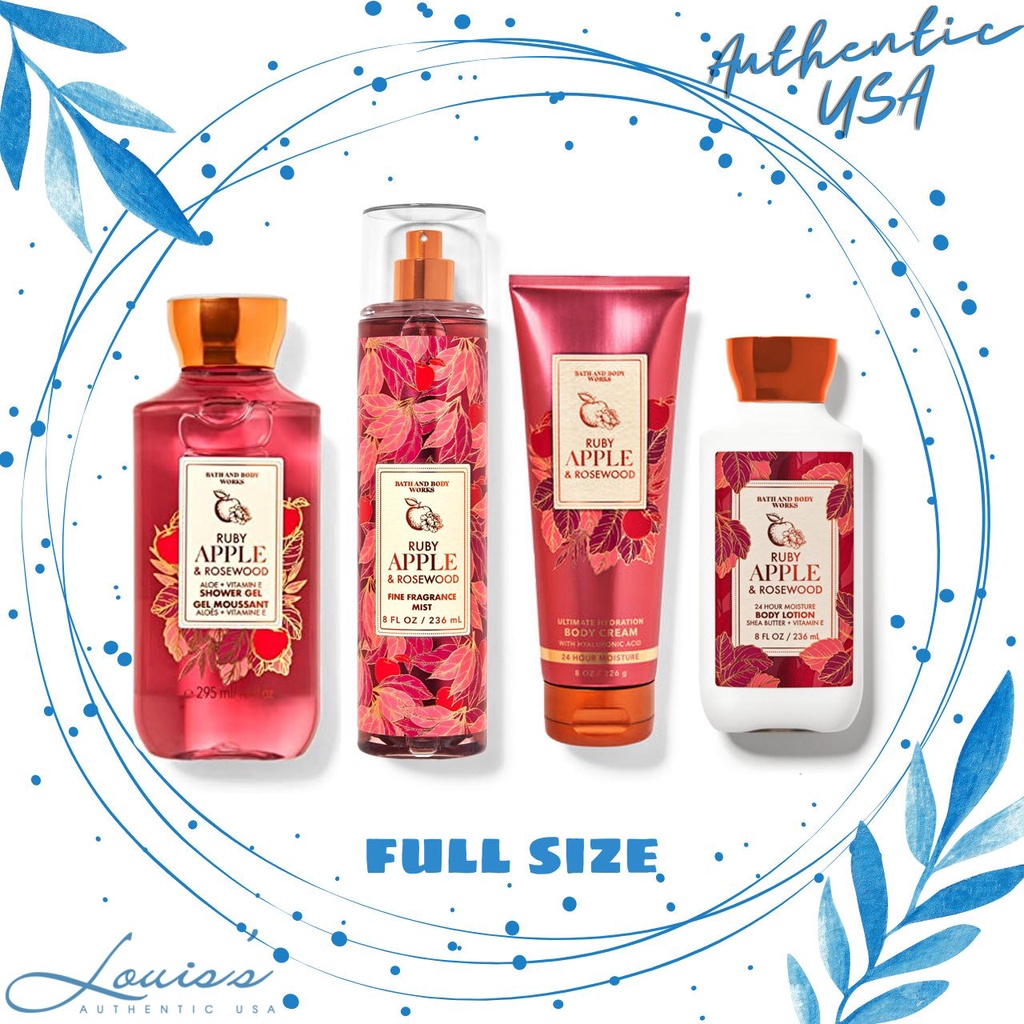 Trọn bộ chăm sóc cơ thể Bath & Body Works Mỹ