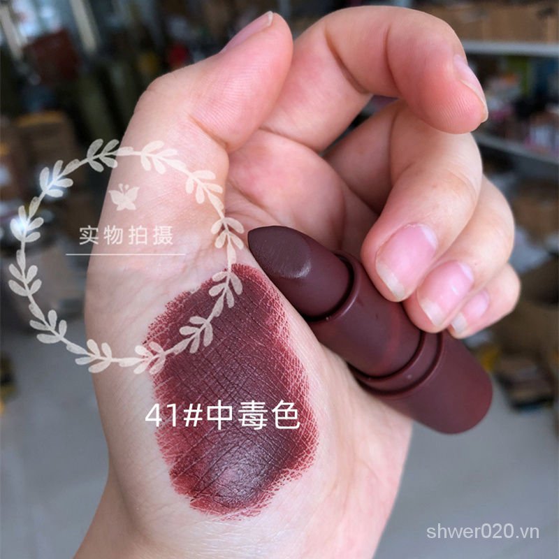 Son Môi Lì Lâu Trôi Không Dính Cốc Trang Điểm Phong Cách Âu Mỹ