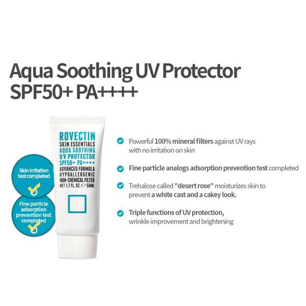 (Hàng Mới Về) ROVECTIN Suncream [ Đôi giai Điệu-Lên UV bảo Vệ / Thủy nhẹ Nhàng Uv bảo Vệ ] | BigBuy360 - bigbuy360.vn