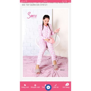 Bộ mặc nhà Sunfly, thu đông mã ST8121