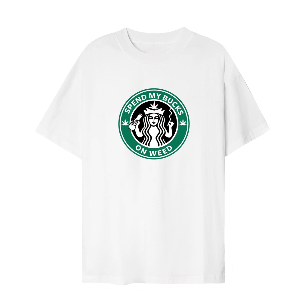 Áo thun Starbucks Parody tấu hài thương hiệu, unisex nam nữ cotton 4 chiều phong cách trẻ trung, năng động