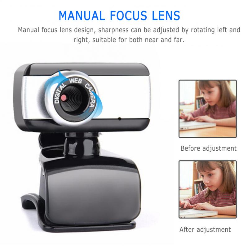Webcam thông minh HD cổng USB 2.0 có micro ghi âm Video cho máy tính | BigBuy360 - bigbuy360.vn