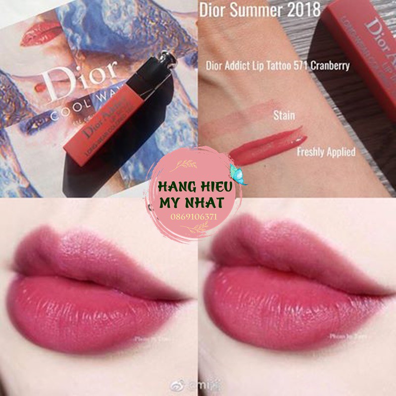 dior addict lip tattoo 571 cranberry