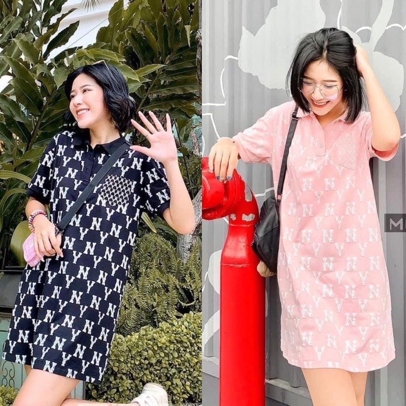(HÀNG XUẤT XỊN) Váy / Đầm POLO trắng, đen, hồng 1841 NY015 M//L//B POLO DRESS  Made in V//N full/tag/code  SIZE S M L