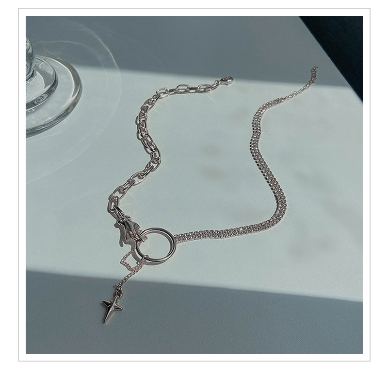 Dây chuyền mặt hình thánh giá thời trang phong cách hiphop mới mẻ