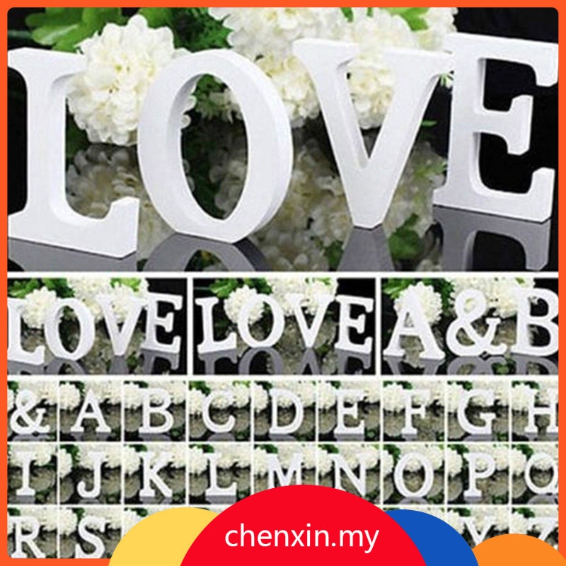 Chữ gỗ chuyên dùng trang trí tiệc A-N cao cấp