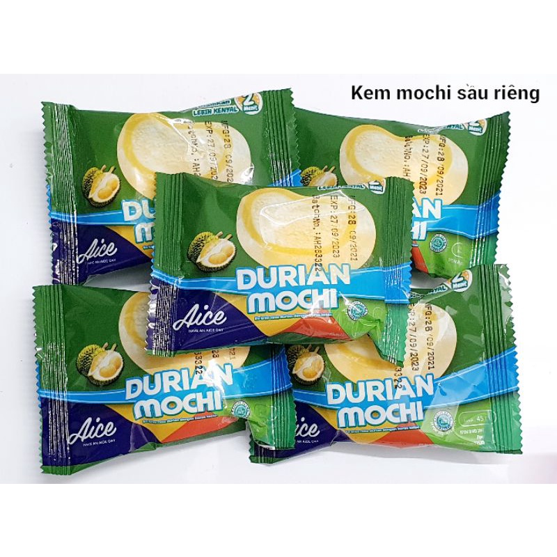 GIAO HÀNG HỎA TỐC Kem mochi sầu riêng - Kem Aice - Kem Haidilao 45g