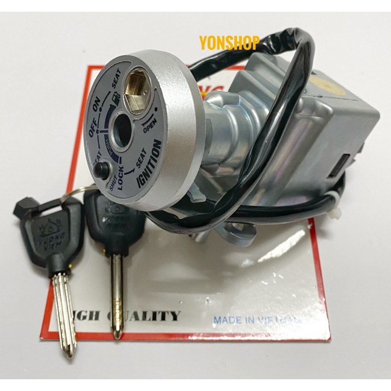 Bộ Ổ Khoá Xe Nozza Chìa 8 Cạnh Chống Trộm Cao Cấp Chính Hãng VƯƠNG NIỆM