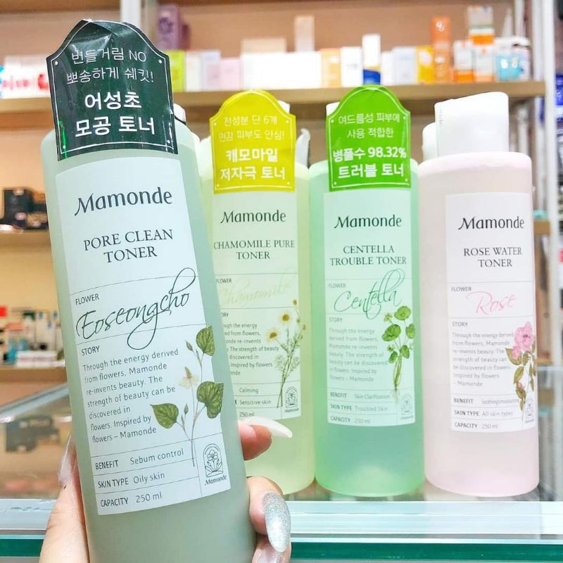 Toner Rau diếp cá MAMONDE se khít lỗ chân lông - 250ml