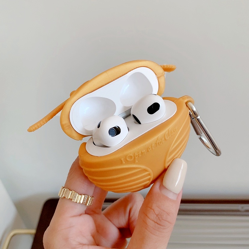 Vỏ Bảo Vệ Hộp Sạc Tai Nghe Airpods 3 Pro AirPods2gen Màu Vàng Đồng Hình Harry Potter 2021 Mới Ốp