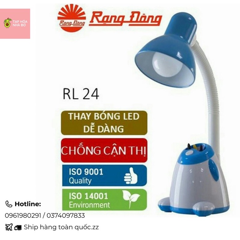 Đèn bàn Bảo vệ Thị lực Rạng Đông Model: RD-RL-24.LED