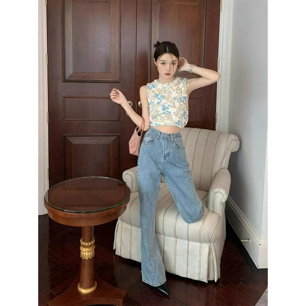 Áo Croptop Dệt Kim Thiết Kế Dây Đan Chéo Sau Lưng Dáng Ôm Thời Trang Mùa Hè Mới Cho Nữ