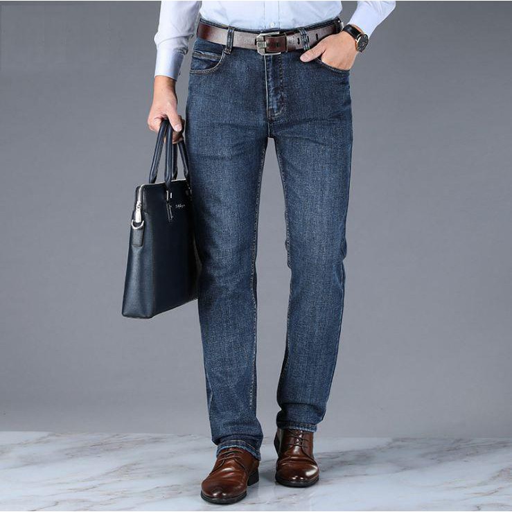 BIGSIZE Quần jean nam OoKi cỡ lớn cho người béo mập 75-90kg mặc vừa hình thực chất co giãn