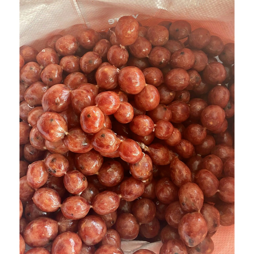 1kg Lạp Xưởng Tươi Hồ Lô (Lạp Bi Tươi) Cai Lậy Nạc 90%