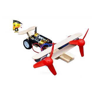 Đồ chơi thông minh, sáng tạo Đồ chơi khoa học STEAM - máy bay 2 cánh quạt