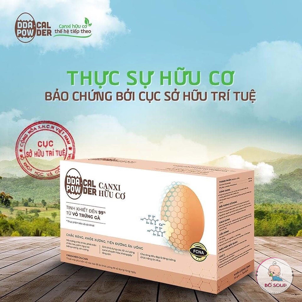 Canxi hữu cơ tinh khiết cho mẹ bầu và trẻ em