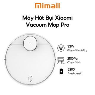 Robot hút bụi Xiaomi Vacuum Mop P - Hàng chính hãng - Bảo hành 12 tháng