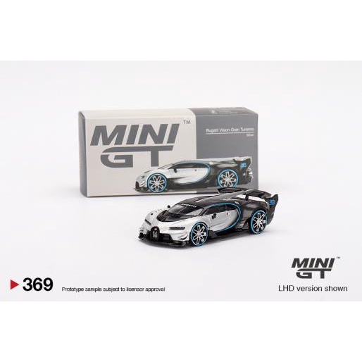 MÔ HÌNH 1:64 MINI GT - Bugatti Vision Gran Turismo Silver