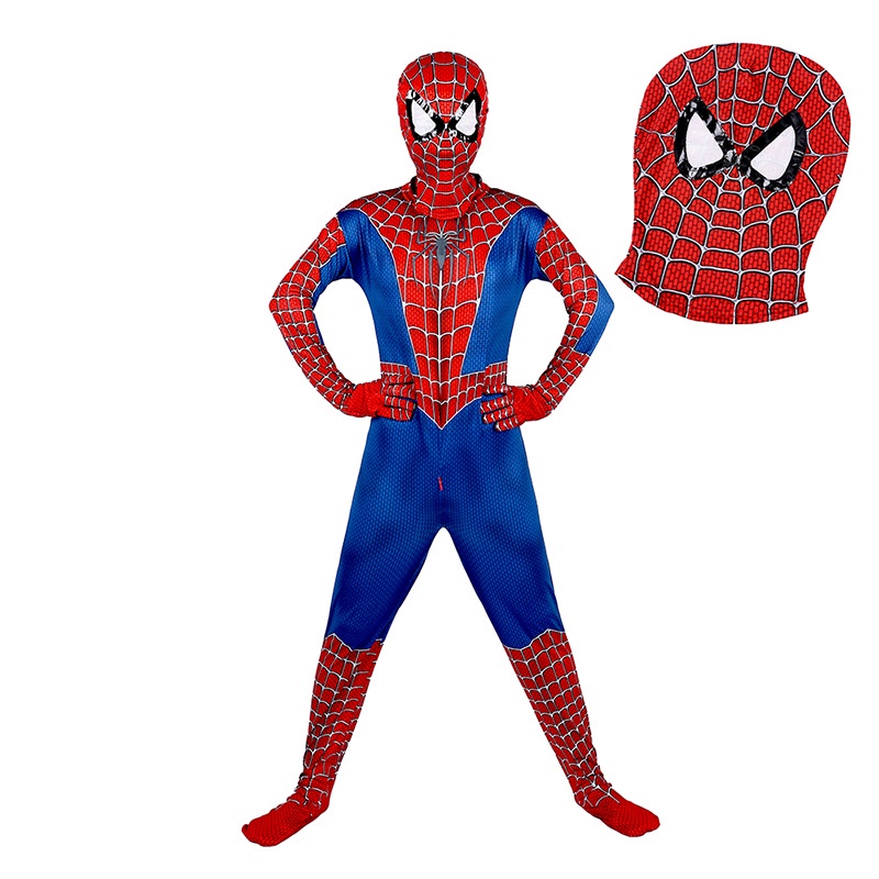 (Hàng Sẵn, Hỏa Tốc) Bộ Đồ Hóa Trang Siêu Nhân Người Nhện Cho Bé, Hóa Trang Spiderman