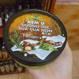 Kem Ủ Dưỡng Tóc Sữa Dừa Non Mẹ Ken - hoàn toàn thiên nhiên, cải thiện tóc khô xơ, gãy rụng, giúp tóc mềm, bóng mượt