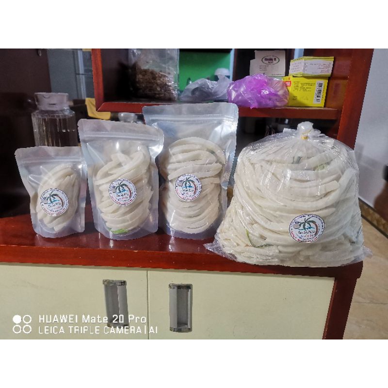 Mứt Dừa Sáp đường cát  200k túi 500g