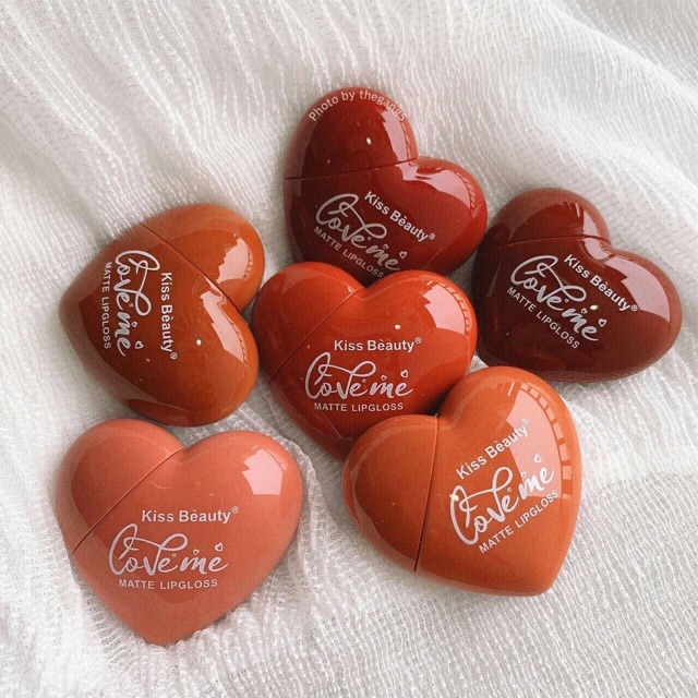 Sét 6 son kem tim kiss beauty love me chính hãng | BigBuy360 - bigbuy360.vn