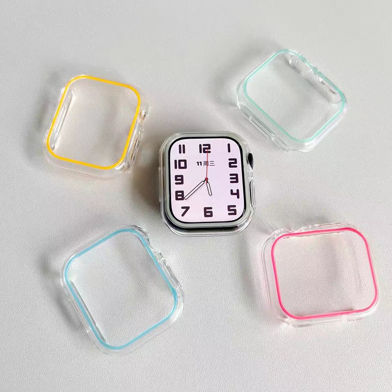 Ốp Bảo Vệ Bằng PC Cứng Dạ Quang Cho Đồng Hồ Apple watch 7 6 5 4 3 SE 44mm 40mm 41mm 38mm 42mm