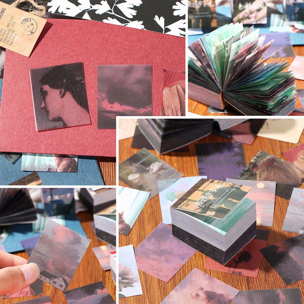 CHOOKEY Thẻ Giấy Thiết Kế Đục Lỗ Treo Trang Trí Sổ Tay DIY