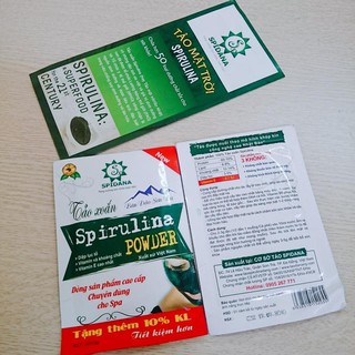 Bột tảo xoắn Spirulina hàng spa