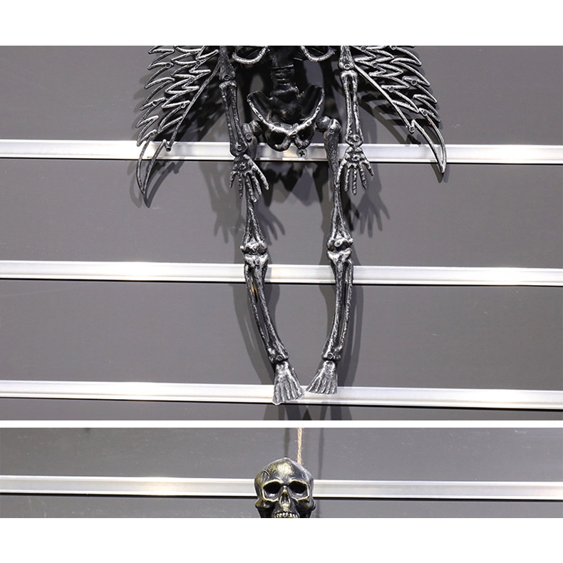 Mới Khung Đầu Lâu Có Cánh Hóa Trang Halloween