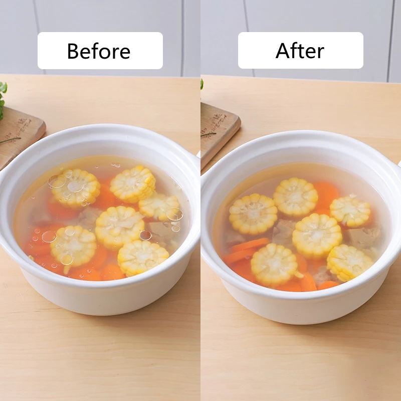 Set 12 Giấy Thấm Dầu Hình Tròn Màu Trắng Dùng Một Lần Tiện Dụng Cho Nhà Bếp