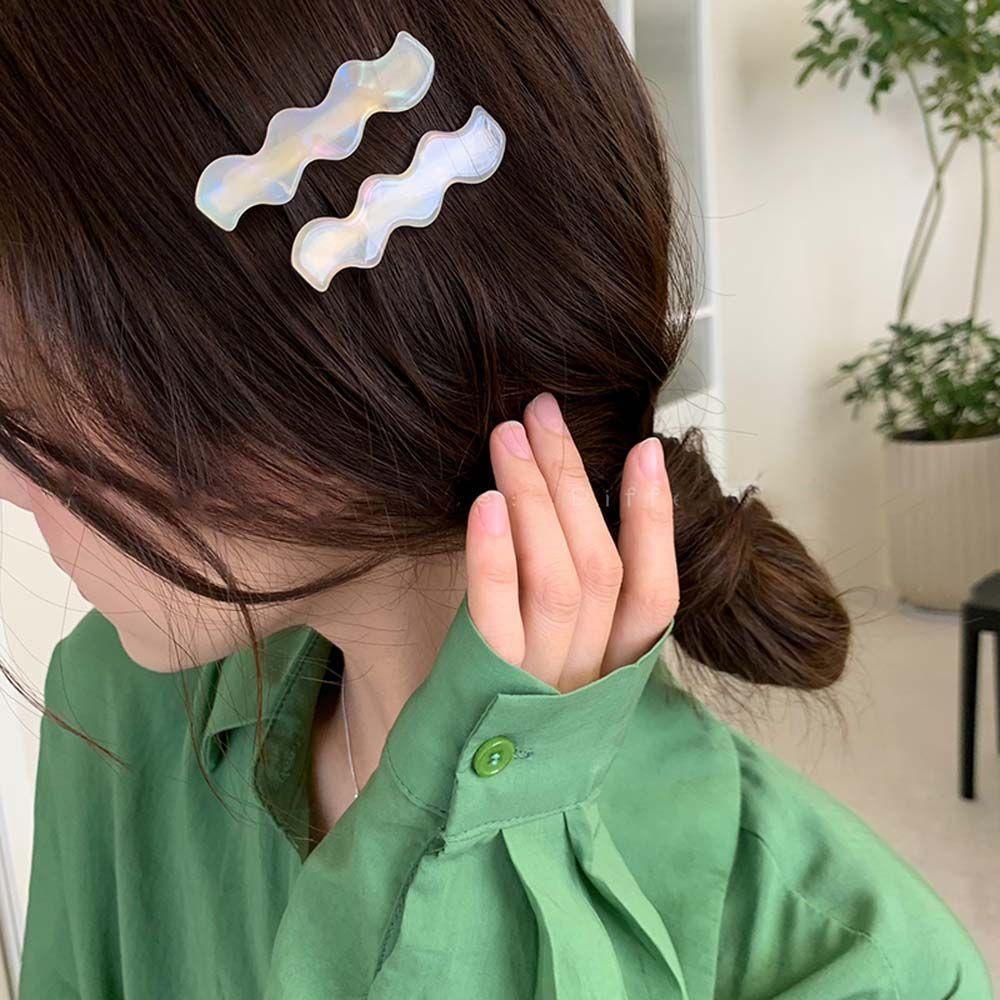 Kẹp Tóc Mỏ Vịt Bằng Nhựa Phong Cách Hàn Quốc Ngọt Ngào Cho Nữ