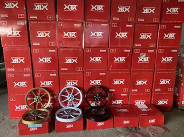 Mâm X1R 8 cây ex150 / mx king. Bản nhỏ 1.6-1.85 + kèm đĩa trước X1R 245mm size zin ex150.