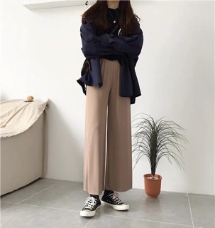 [order hàng về sau 7-10 ngày] Quần ống rộng cotton