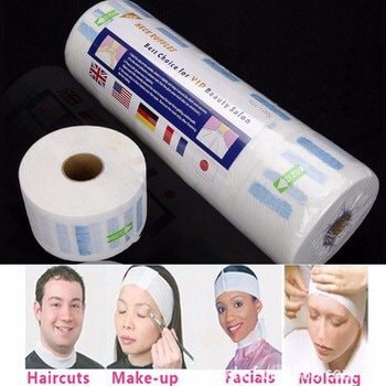 BÁN SỈ 10 CÂY Giấy quấn cổ cho salon tóc và spa  50 CUÔN/ 10 CÂY