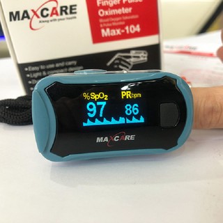 Máy đo nhịp tim và nồng độ oxy Maxcare Max104