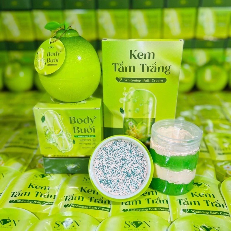 Kem Body Cốt Ủ Bưởi SON Hộp 250gr, Trắng Sáng Tự Nhiên, Da Đẹp Mịn Màng, Căng Bóng.