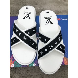 Dép nam bản quai chéo Lv 2 màu siêu chất-bao êm