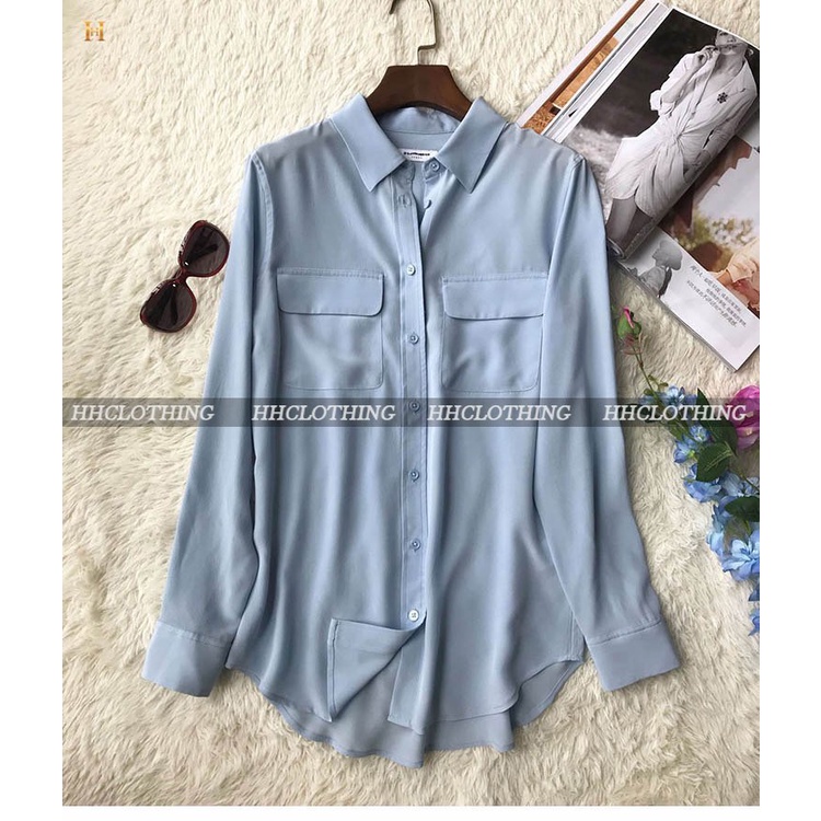 Áo sơ mi cổ đức 2 túi HH Clothing