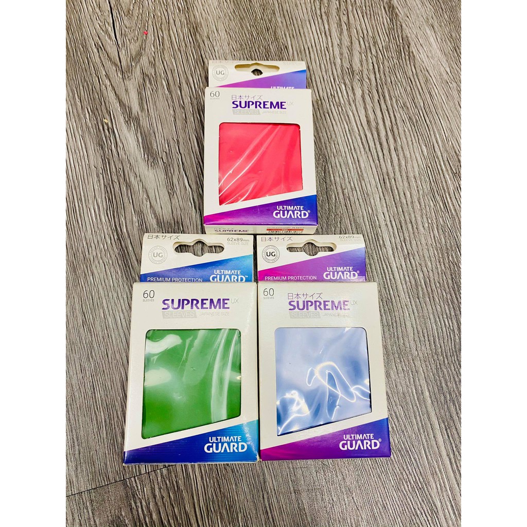 Bọc bài Small size Ultimate Guard Supreme Sleeves - Dành cho thẻ bài Yugioh Vanguard - 60 cái